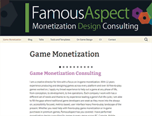 Tablet Screenshot of famousaspect.com